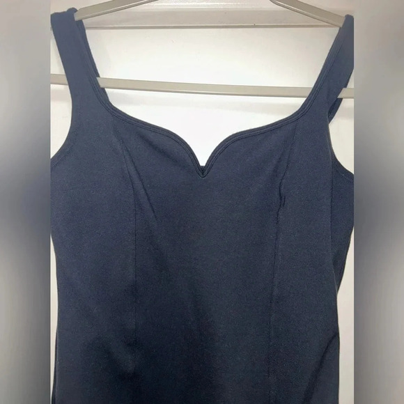 Abercrombie and Fitch Black Sweetheart Neckline Bodysuit. Size small. - Picture 2 of 4